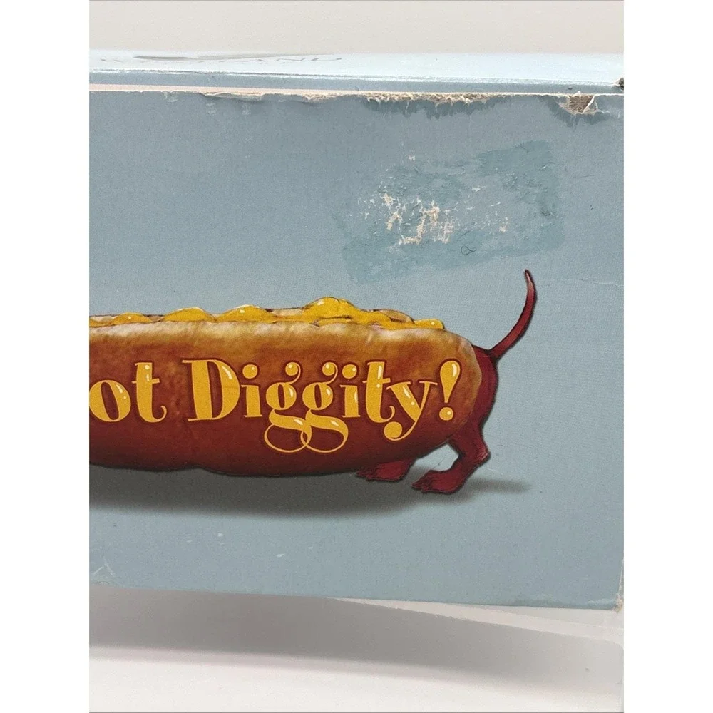 Westland Hot Diggity Dog #16502 Cocktail Weiner Dachshund Server Waiter W/Box
